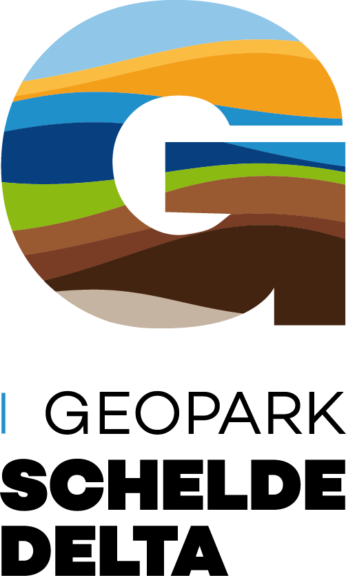 Logo van Unesco  Global Geopark Schelde Delta
